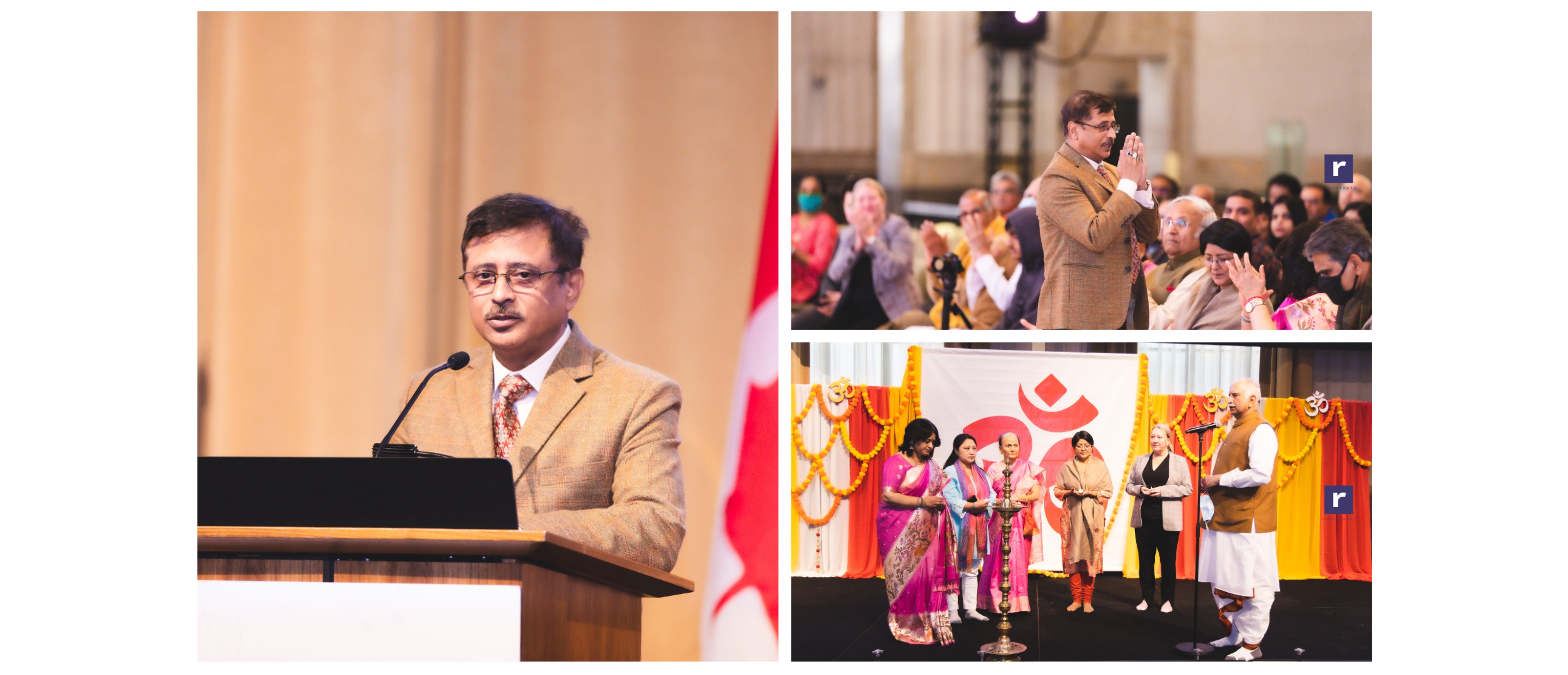  HC Designate Mr. Sanjay Kumar Verma & Mrs. Gunjan Verma attended the 'Hindu Heritage Month' celebrations at the Parliament. (20 Nov 2022)